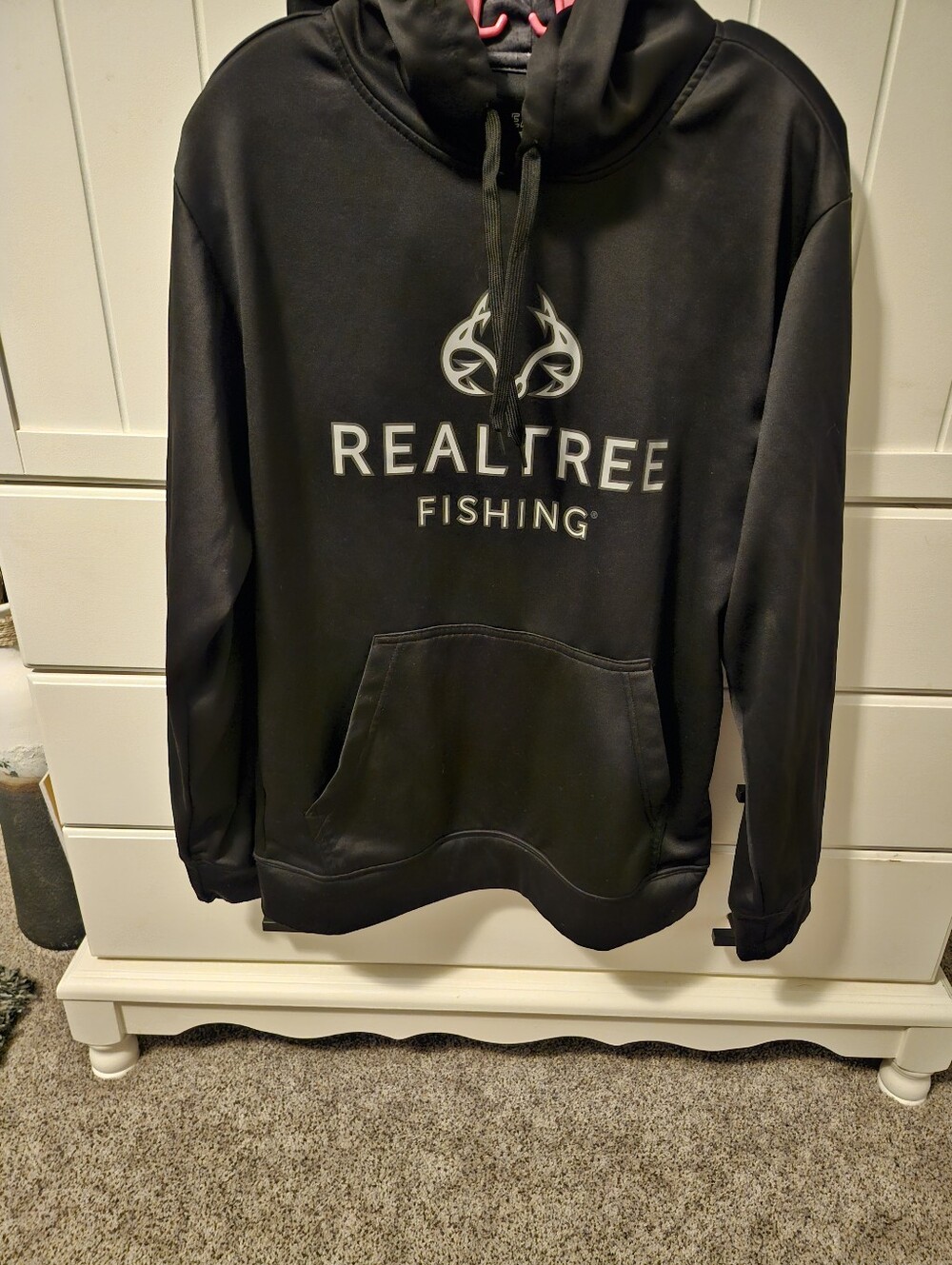 Men's Black Logo Hoodie Sz S
